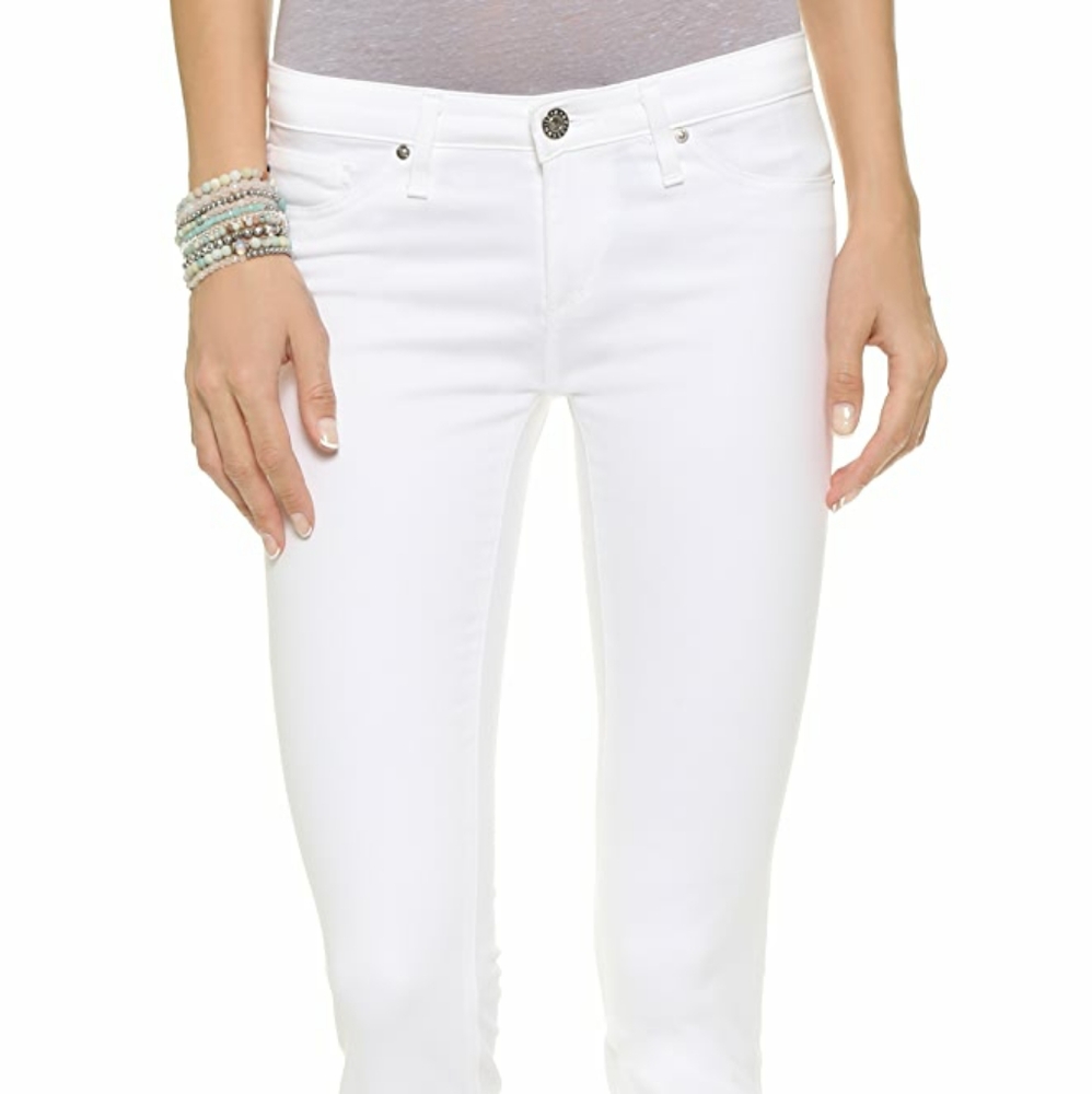 AG the Stilt cigarette leg jeans white NWT 32R